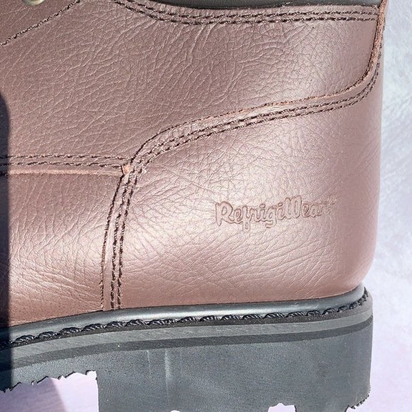 Refrigiwear Comfort 360 Mens Brown Leather F2413-11 Ankle Work Boots Size 14W main image 6
